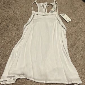 white hollister tank top
